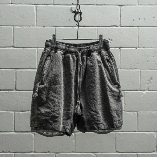 LCBX 러너 반바지 (카본 염색)