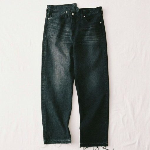 스플릿 데님 팬츠 블랙 워시 DNA25P04