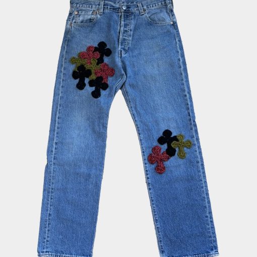 리바이스 501 3D 크로스 니트 모티프 팬츠