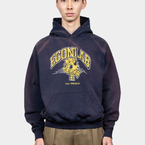 드래곤 선페이드 네이비 후디 AW24 HD 002 A COTT